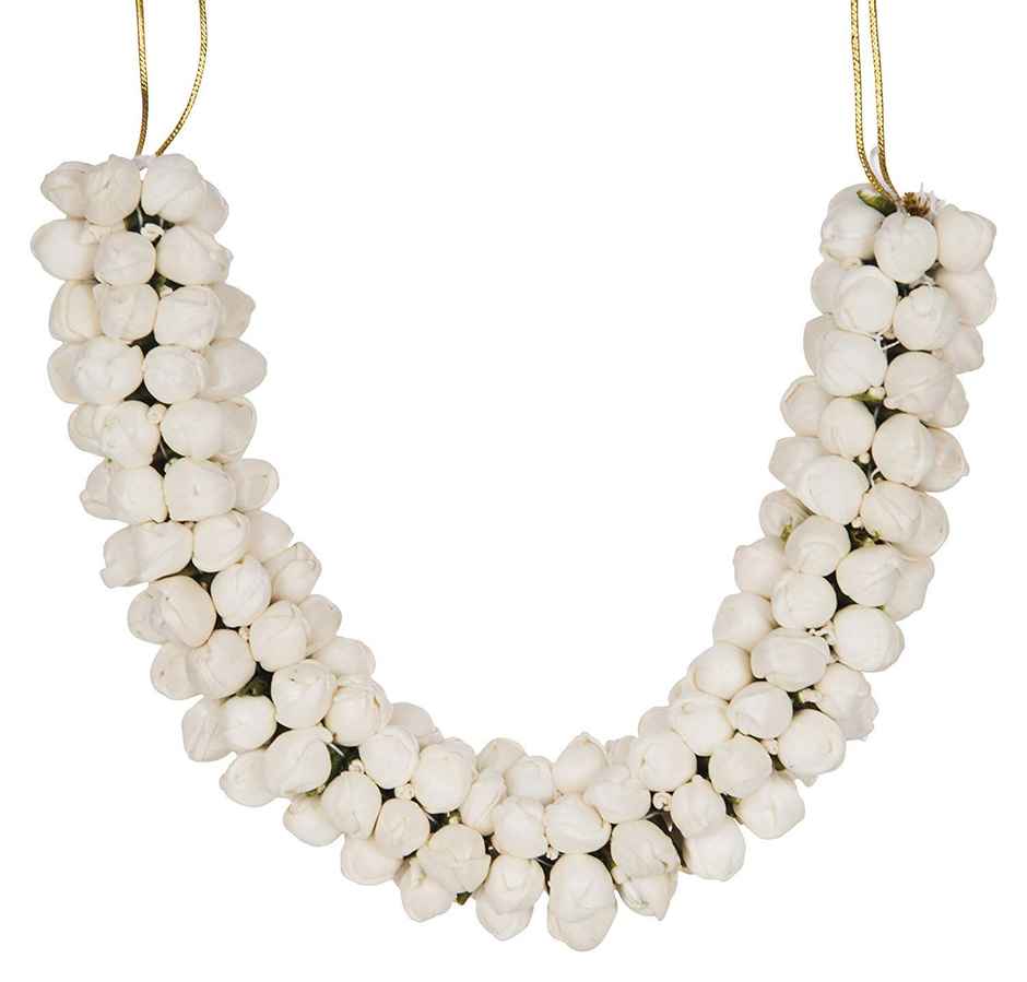 Jasmine Mogra Artificial Flower Gajra | Perfect for traditional occasions | White | Se7en