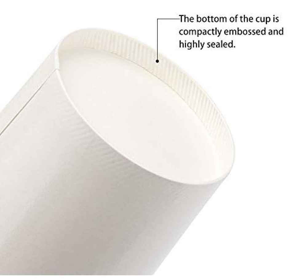 Disposable White Paper Container Without Lid | Pack Of 10 | 750 ml | Tempware