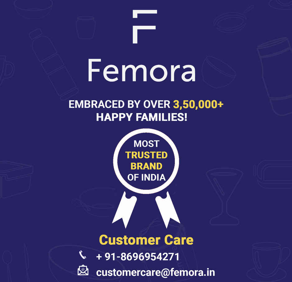 Femora Handcrafted Royal Blue Coffee Mug Gift Set 1 Pc 320 ml - Royal Blue