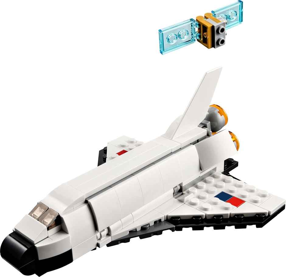 LEGO Creator Space Shuttle 31134 Building Toy Set with Astronaut and Spaceship Models for Kids