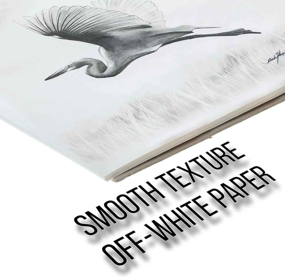 Drawguud Natural Shade Drawing Paper 120Gsm A4 8.3X11.7 In Pack Of 20 Sheets