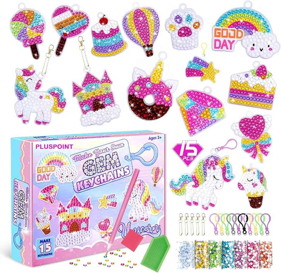 Fablue Unicorn Diamond Art Craft Kit for Kids