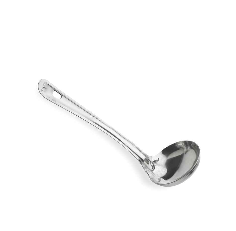 Crystal Stainless Steel Deep Ladle Silver Standard - 24.5 Cm