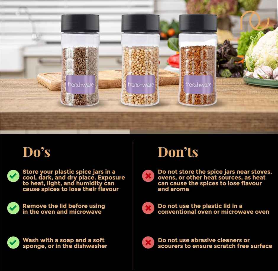Frenchware Spicejar 135 ml | Set Of 6