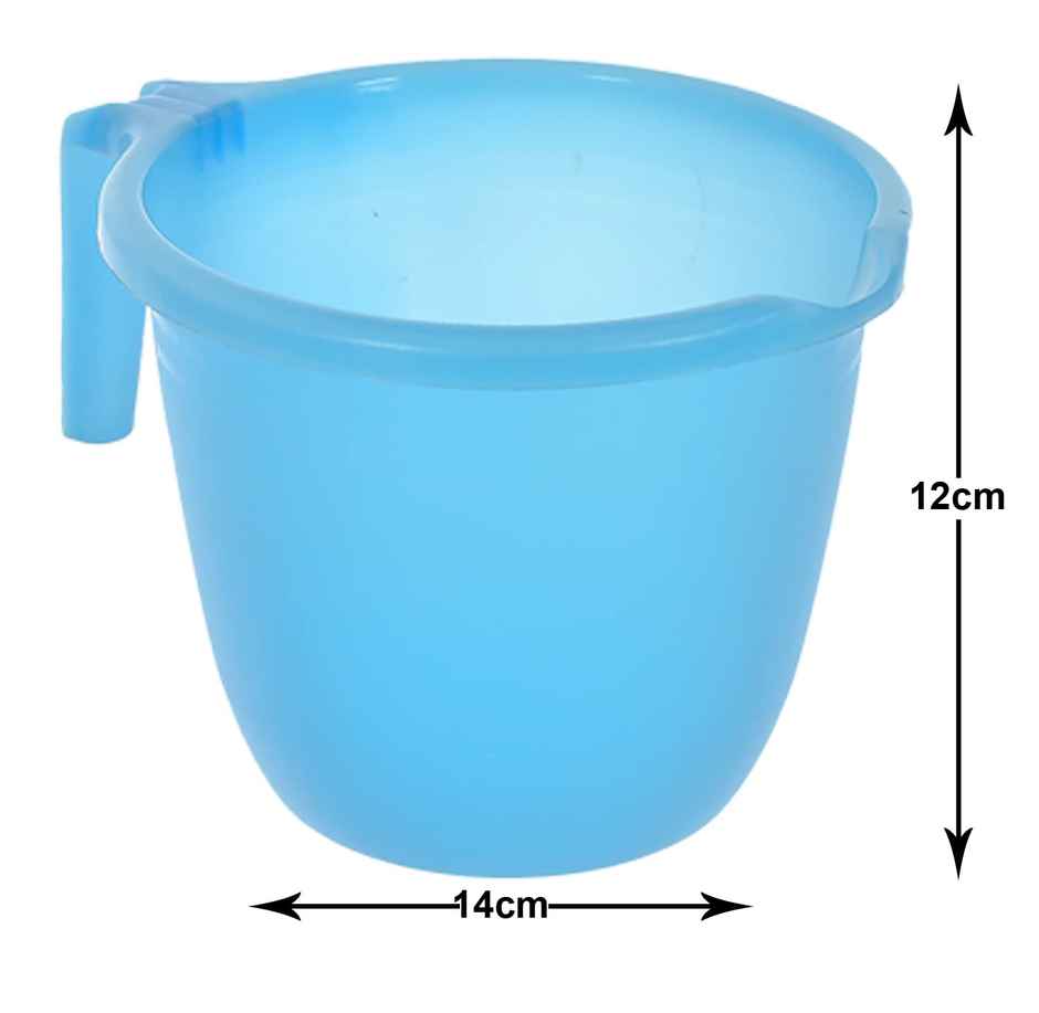 Multiuses Lightweight | Unbreakable Plastic Bathroom Mug (Sky Blue)