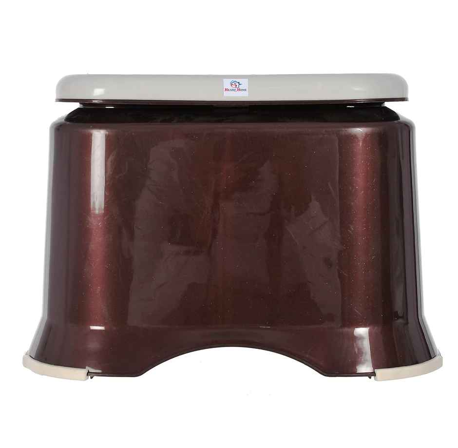 Kuber Industries ULa 10 Anti-Slip Stool for Bathroom | Kitchen | Bedroom | Toy Room (Brown)
