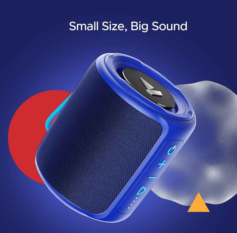 boAt Stone 352 Bluetooth Speaker w/ 10W RMS Stereo Sound & IPX7 Water Resistance (Vibing Blue)