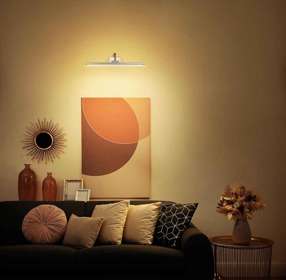 Philips 7-Watts Moonglade Silver Picture Light | Picture Light For Display | Warm White