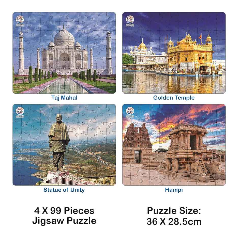 Ratna's 4In1 Wonders Of India Jigsaw Puzzle