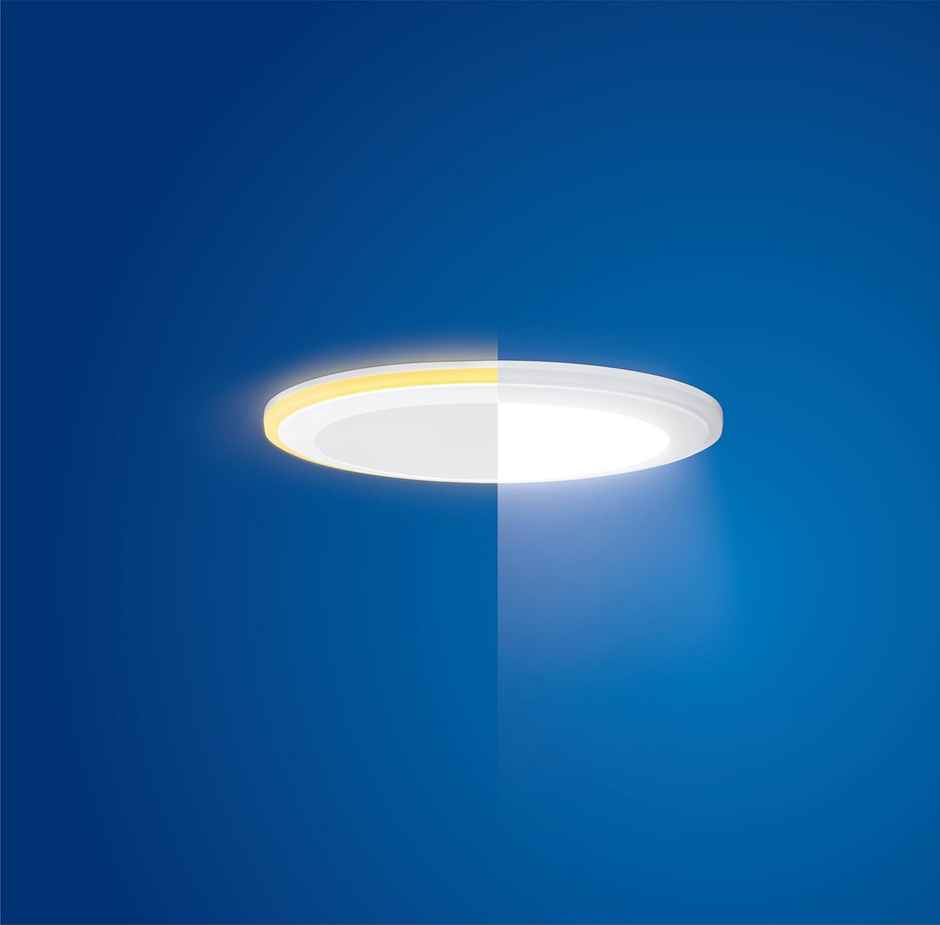 Philips Led 10W Round Twin Glow Led Dl (Ww + Cdl)