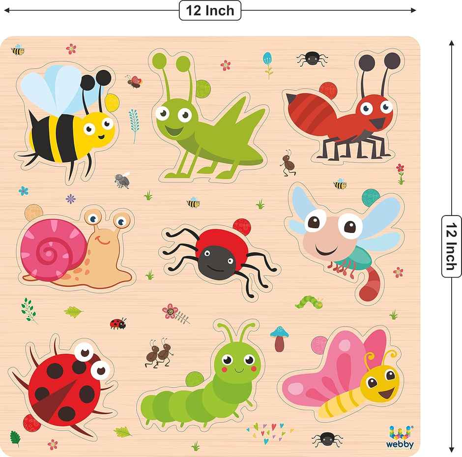 Giggles Infoqubes Educational Puzzle | 12 inch x 12 inch