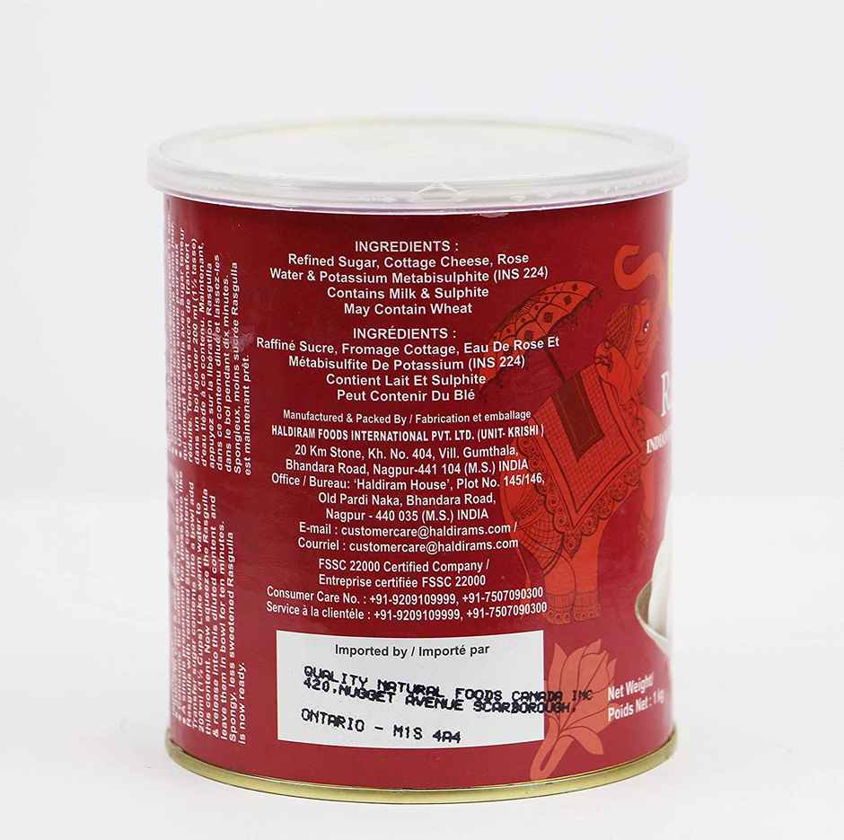 Haldiram's Rasgulla | Soft & Juicy Sweet