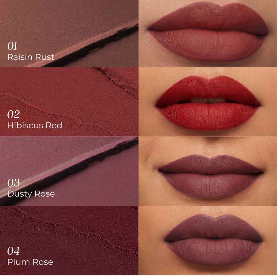 Just Herbs Herb Enriched Matte Liquid Lipstick | Ayurvedic | Red & Bold | Hydrating & Lightweight