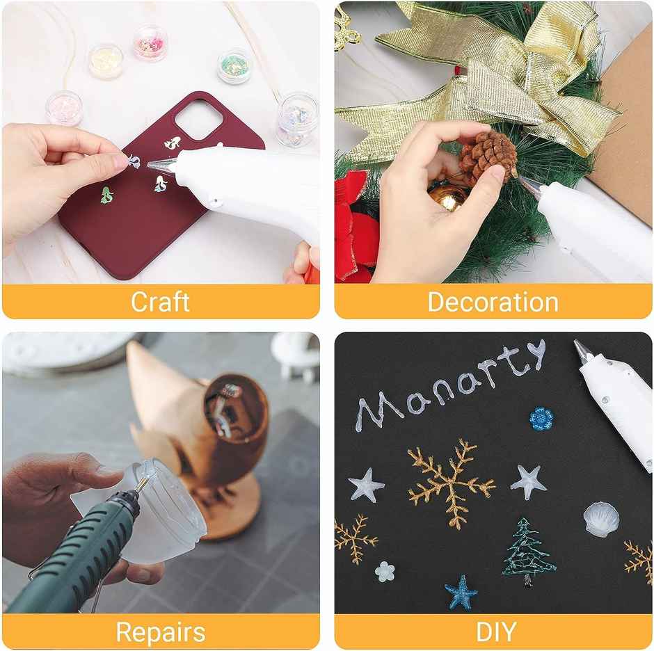 Themisto 11Mm Yellow Glue Sticks Strong Gumming Pack Of 10 Pc