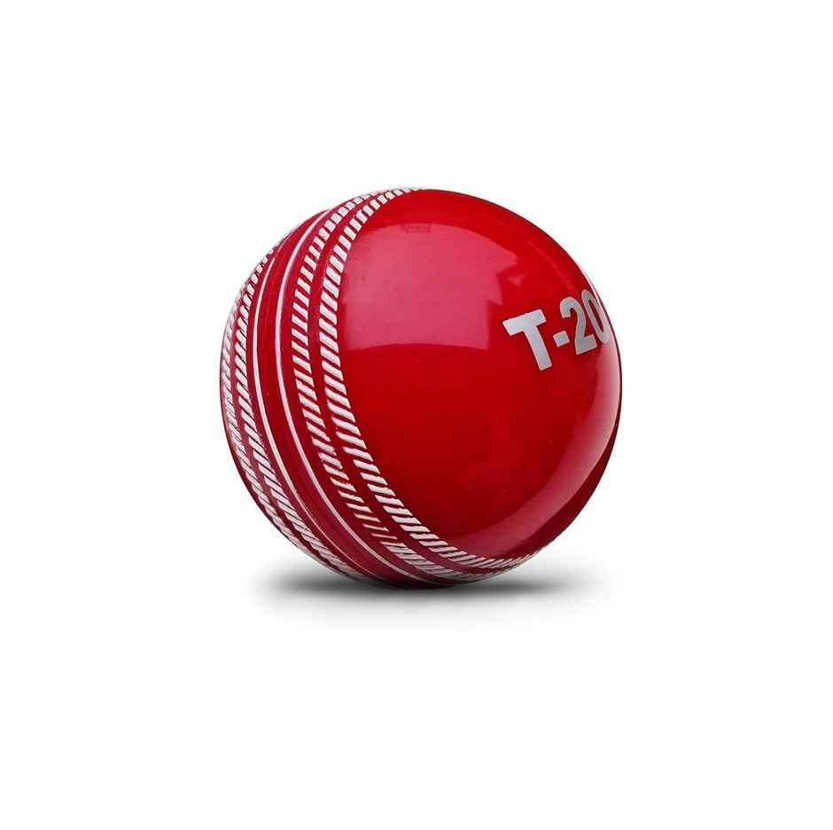 Jaspo T-20 Soft Pvc Cricket Balls Red (Pack Of Three)