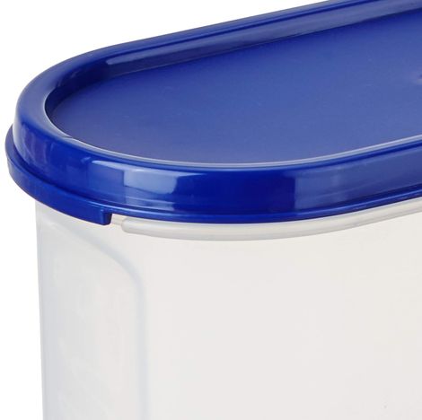 Mahaware Modular Space Saver Oval Container 1200ml (Set of 6) (Blue)