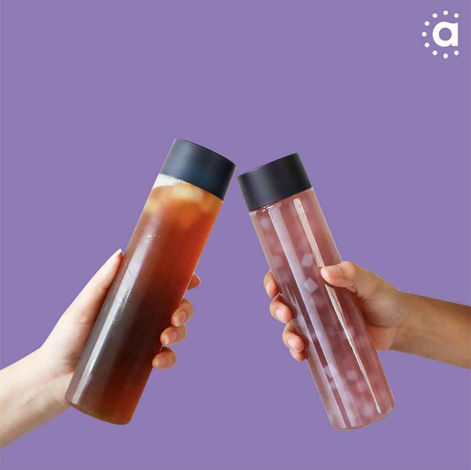 All Time Sleek Bottle Set Of 3 | 460 ml x 3 | 1380 ml | Colour May Vary
