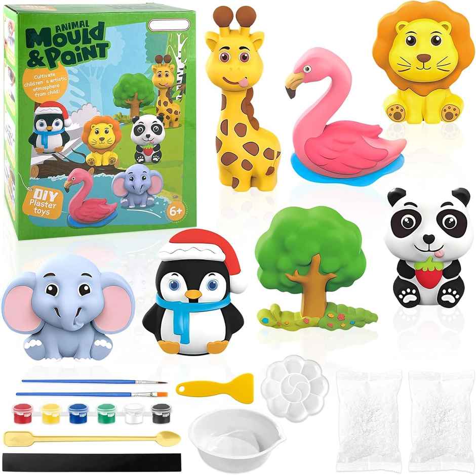 Fablue DIY 3d Animal Mould & Paint Creative