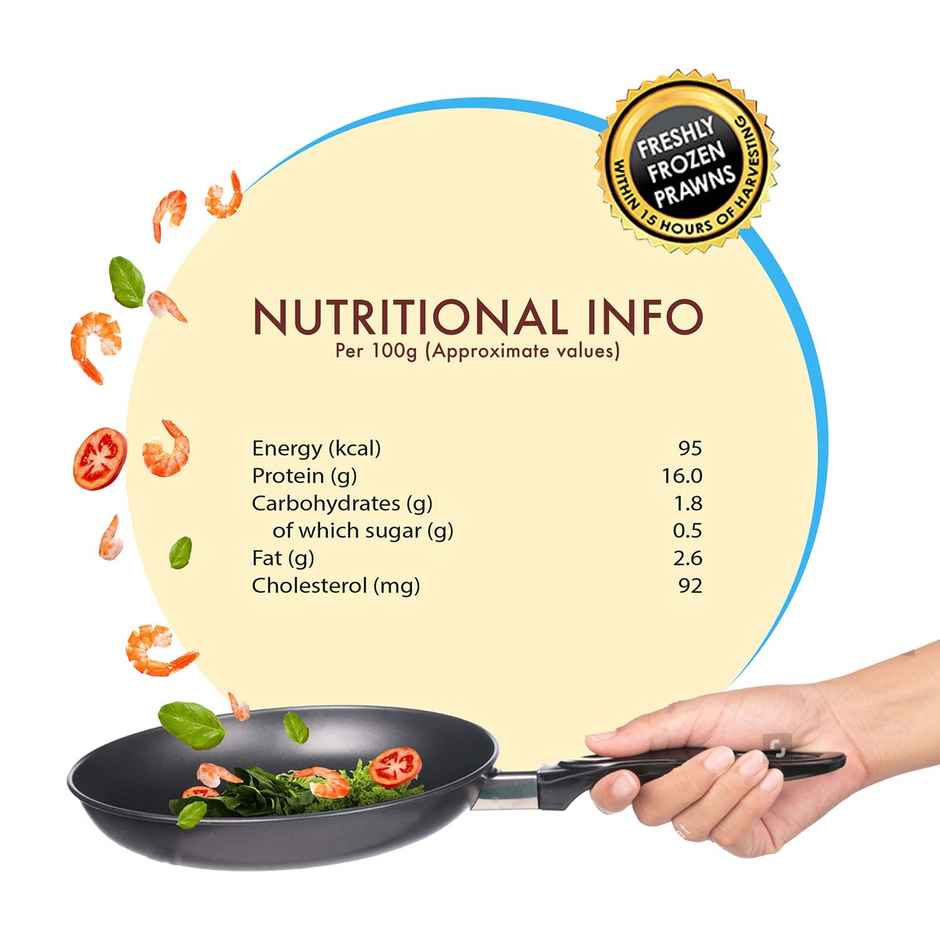 ITC Master Chef Large Prawns | Peeled & Deveined |High protein