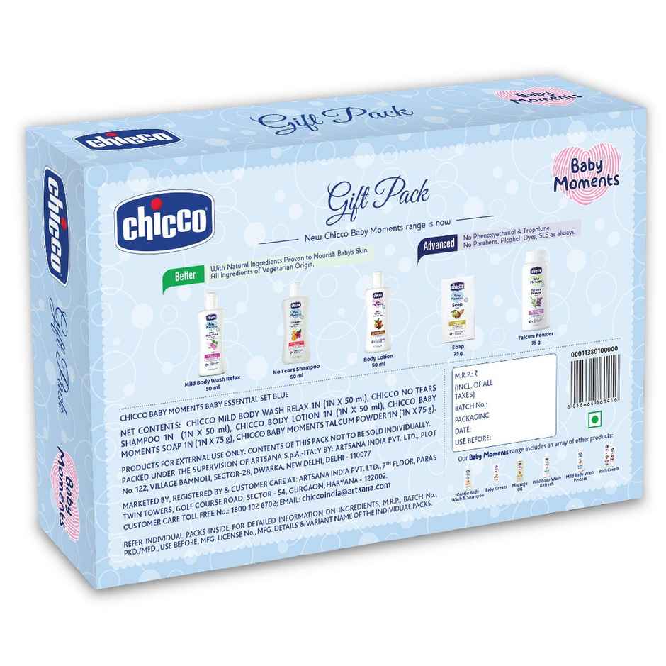 Chicco Baby Moments Baby Essential Set Blue