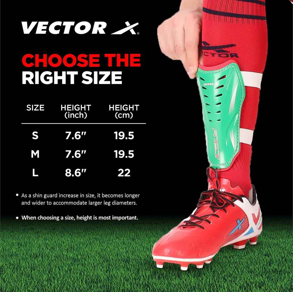 Vector X Italy Shinpad | Green Red | Medium