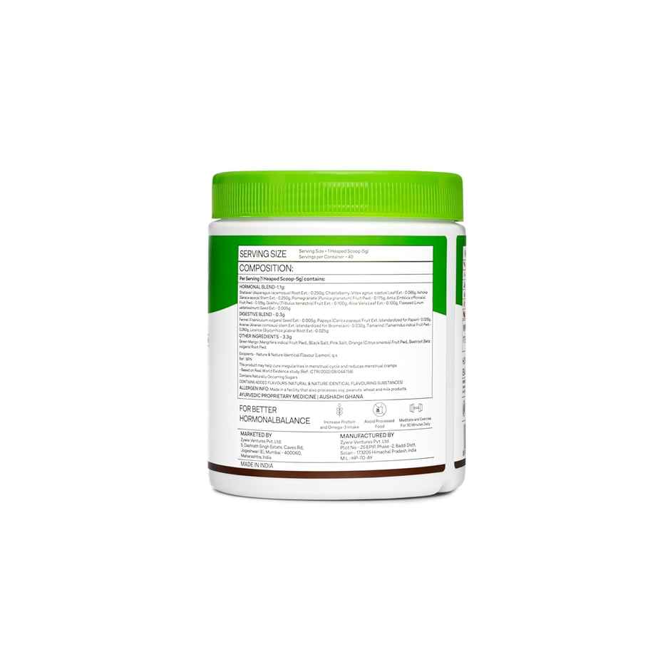OZiva Plant Based HerBalance for PCOS Supplements for Women