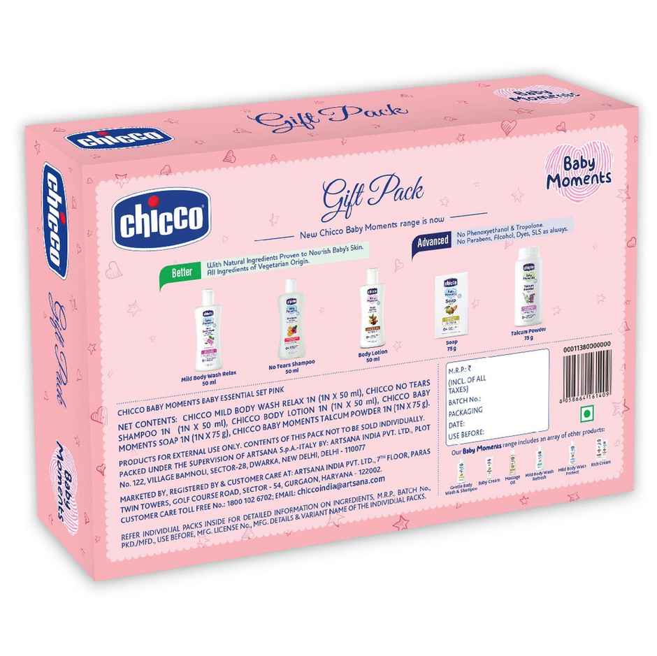 Chicco Baby Moments Baby Essential Set Pink