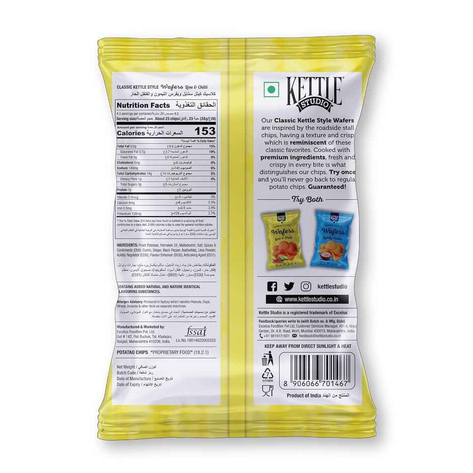 Kettle Studio Wafers Lime & Chilli