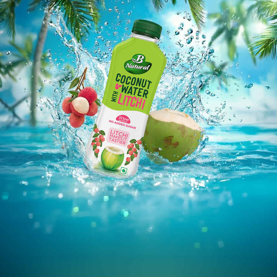 B Natural Coconut Water with Litchi