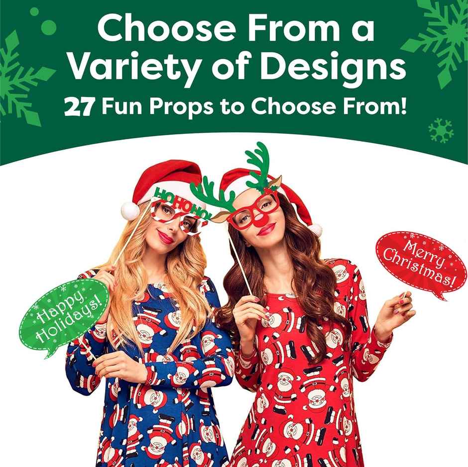 Merry Christmas Photobooth Props | Party Propz