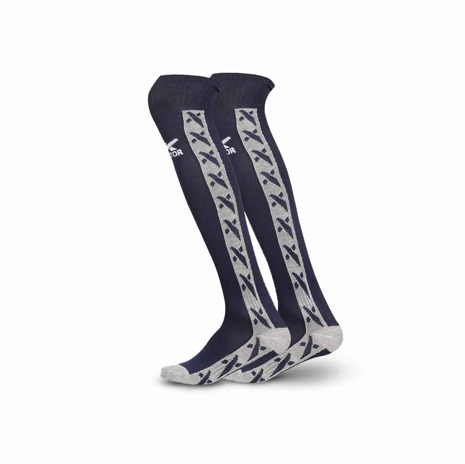 Vector X Aster Stocking For Men & Women Self Design Knee High
