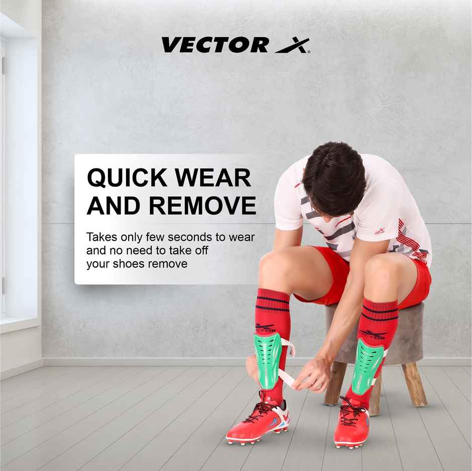 Vector X Italy Shinpad | Green Red | Medium
