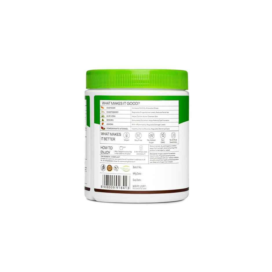 OZiva Plant Based HerBalance for PCOS Supplements for Women