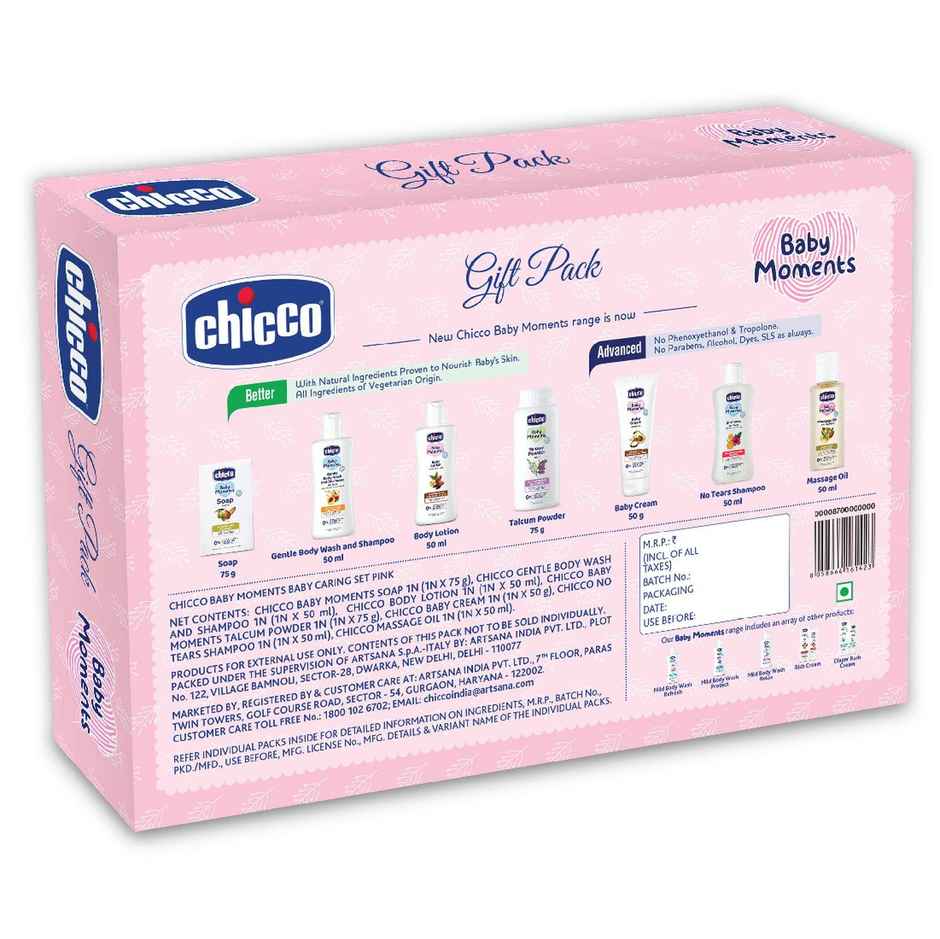 Chicco Baby Moments Baby Caring Set Pink