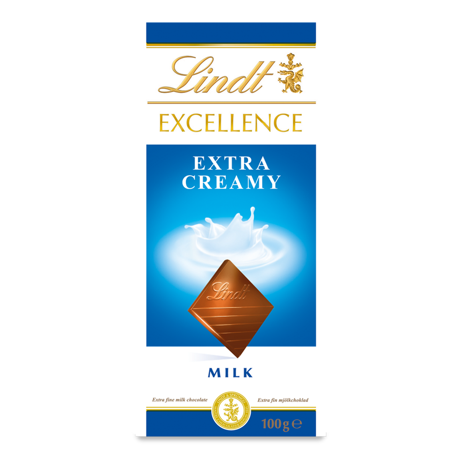 Lindt Excellence Extra Creamy Milk Chocolate