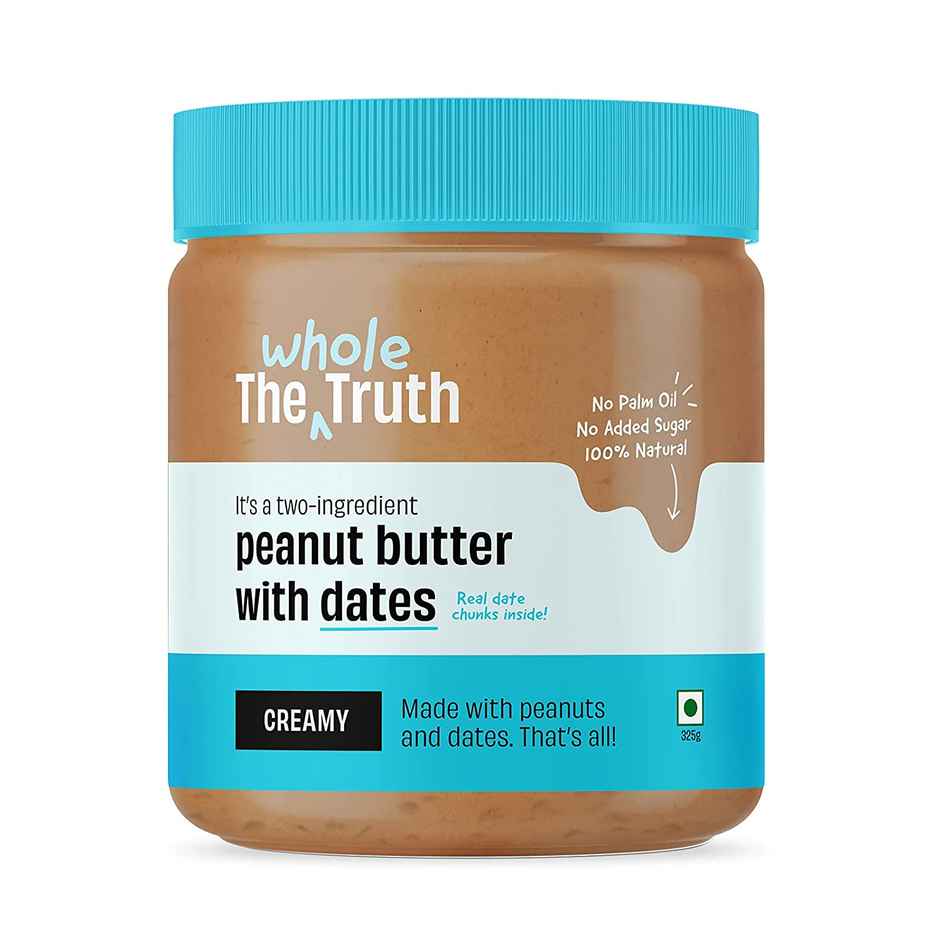 The Whole Truth Peanut Butter With Dates - Creamy No Sugar