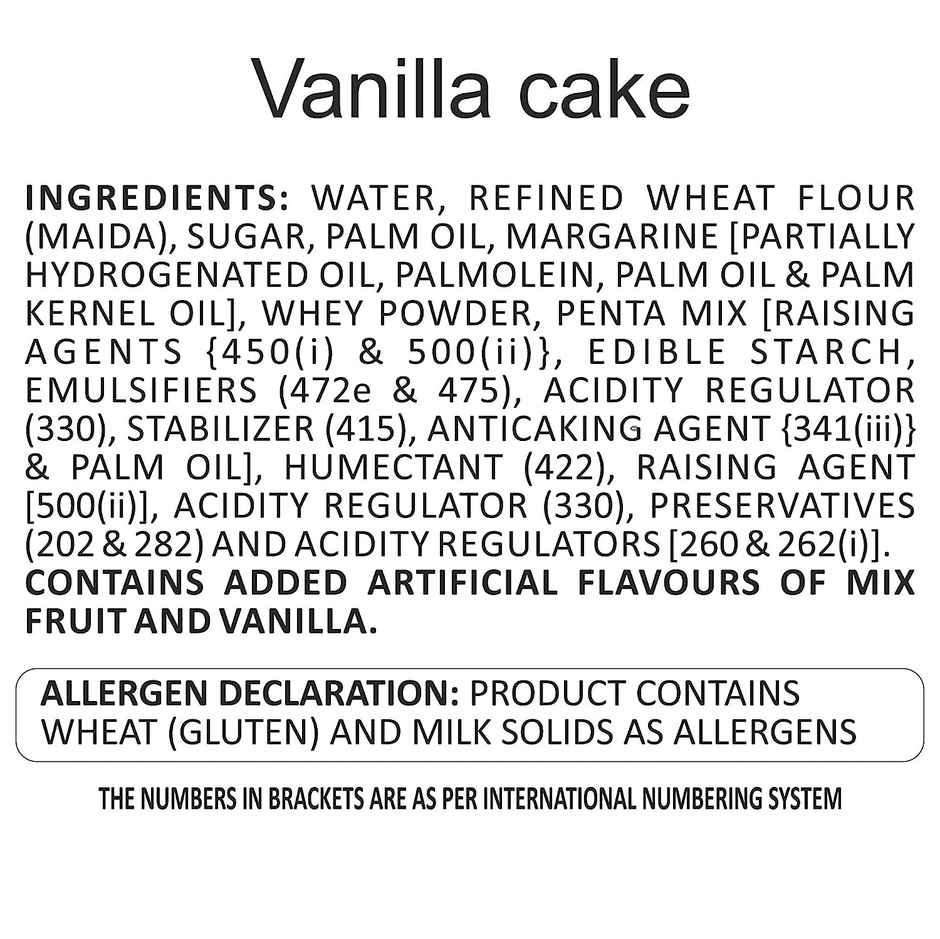 Bonn Eggless Sweet Desire Vanilla Cake 60 G | Pack of 5