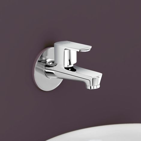 Plantex Single Lever Bib Cock (Mirror Chrome Finish)