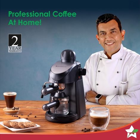 Wonderchef Regenta Espresso Coffee Maker | 5-Bar With Steamer
