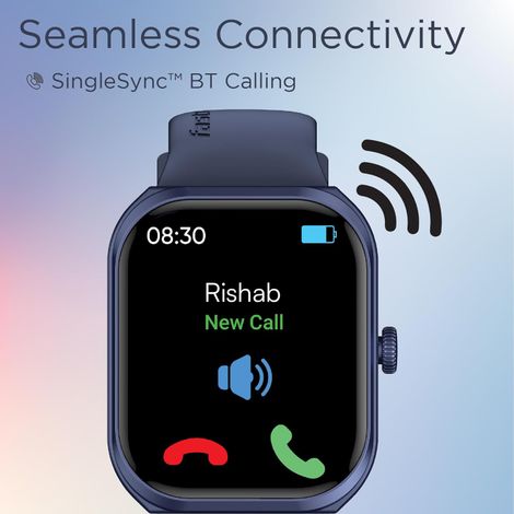 Fastrack Limitless Fs2+ Smartwatch|2.01 Inch Ultravu Display|Functional Crown|Bt Calling Black