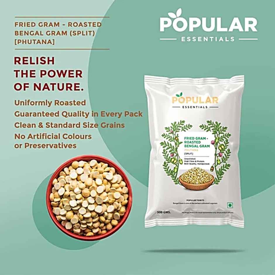 Popular Essentials Fried Gram | Bengal Gram
