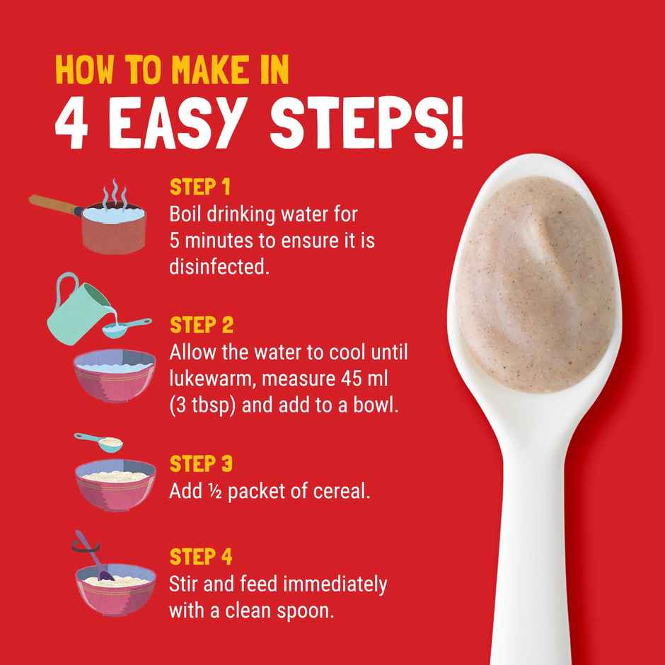 Slurrp Farm Cereal For Little Ones | Wheat Apple & Date