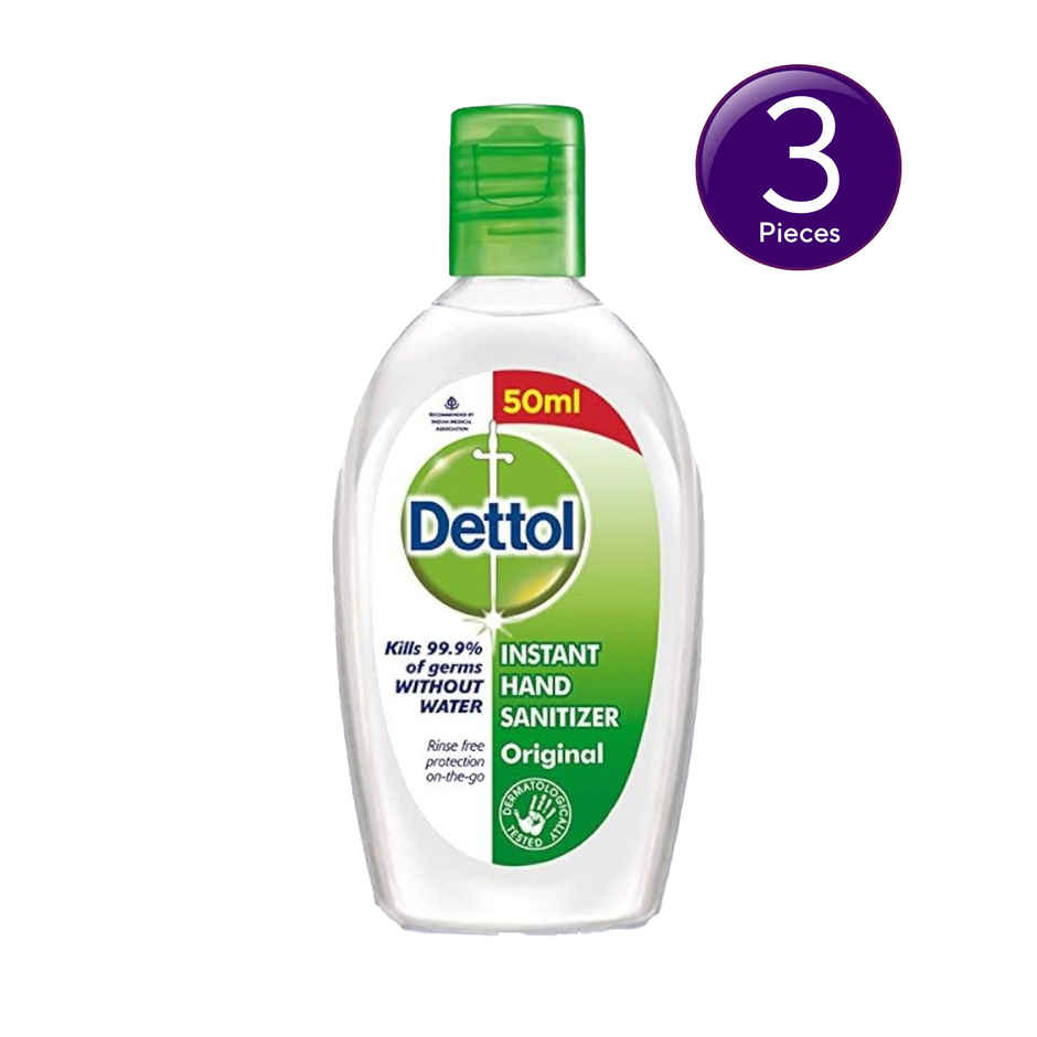 "Dettol Original Instant Hand Sanitizer Bottle	 Combo"