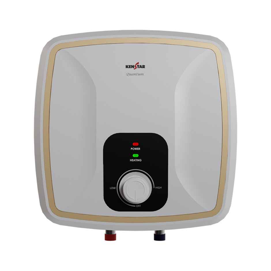 Kenstar QUANTUM 10L 5 Star Rated Square Storage Water Heater with Glassline Coated Tank, 2000W