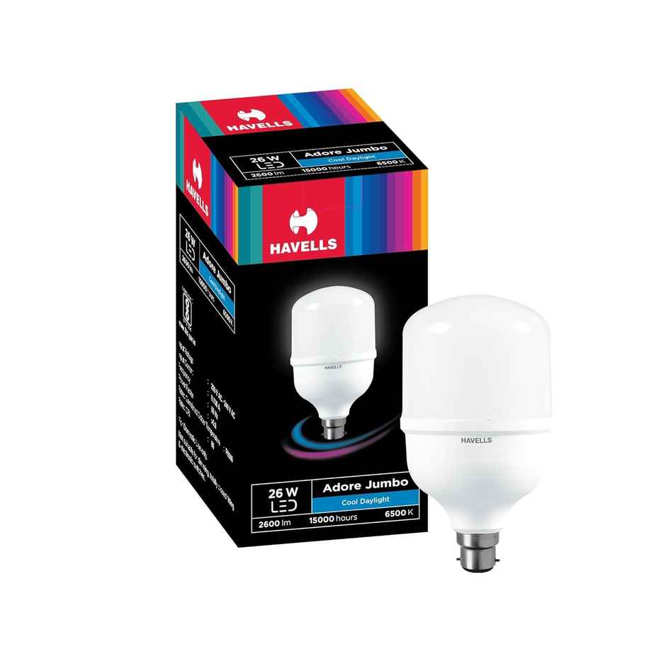 Havells 30W Adore Jumbo Led Bulb Cool Day Light | B22 Base Holder