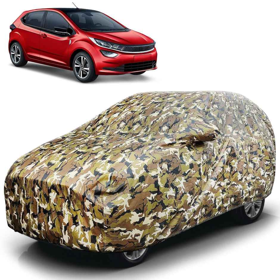 Autofy Defo Car Cover For Tata ALoz | Year 2020 Onwards - Flock Layer Inside