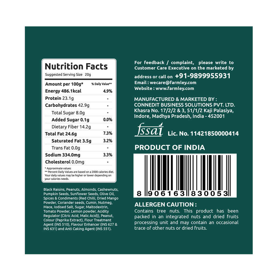 Farmley Snack Trail Mix (Peri Peri Party Mix