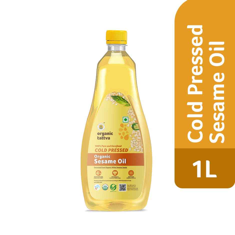 Organic Tattva Sesame (Til-Gingelly) Cold Pressed Oil