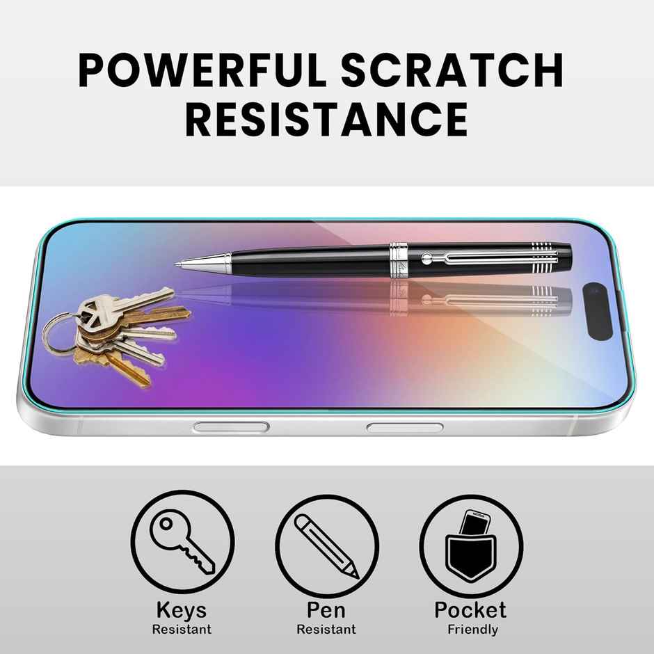 Artistque Tempered Glass For Iphone 17 Air Screen Protector Guard