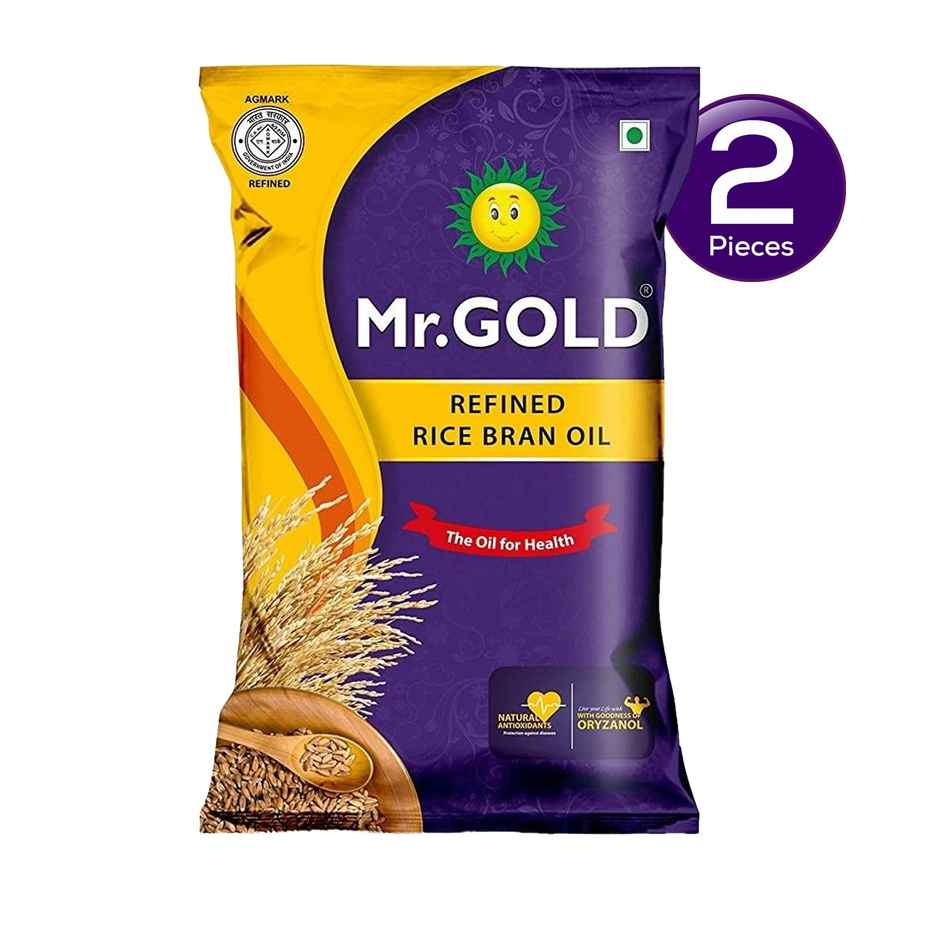 Mr.Gold Refined Rice Bran Oil Pouch Combo